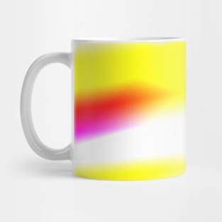 red yellow pink white abstract texture Mug